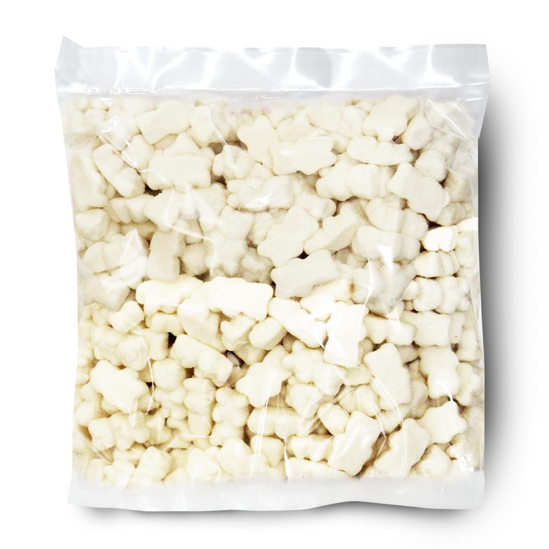 White Gummy Bears Sugared, 2.2 Pound Bag, White Candy Tutti