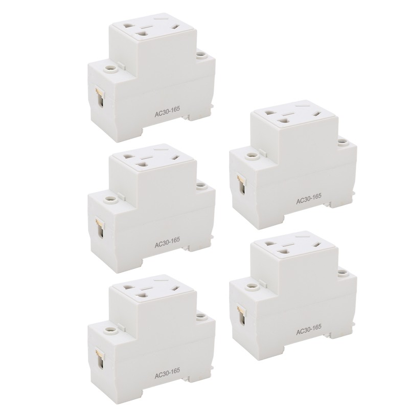 Power Socket 5 Hole 250V Durable Material Stable Sockets Safe