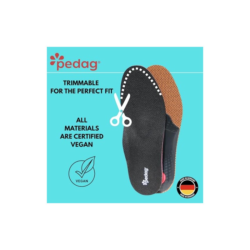 Pedag Worker Active Orthotic Foot Support, M11/eu 44, 4.2 Ounce