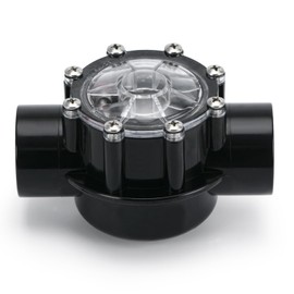 7235 Check Valve Replacement for Jandy 1-1/2-Inch to 2-Inch 180-Degree Check Valve Straight Through Flow Compatible with Pool and Spa (7235)