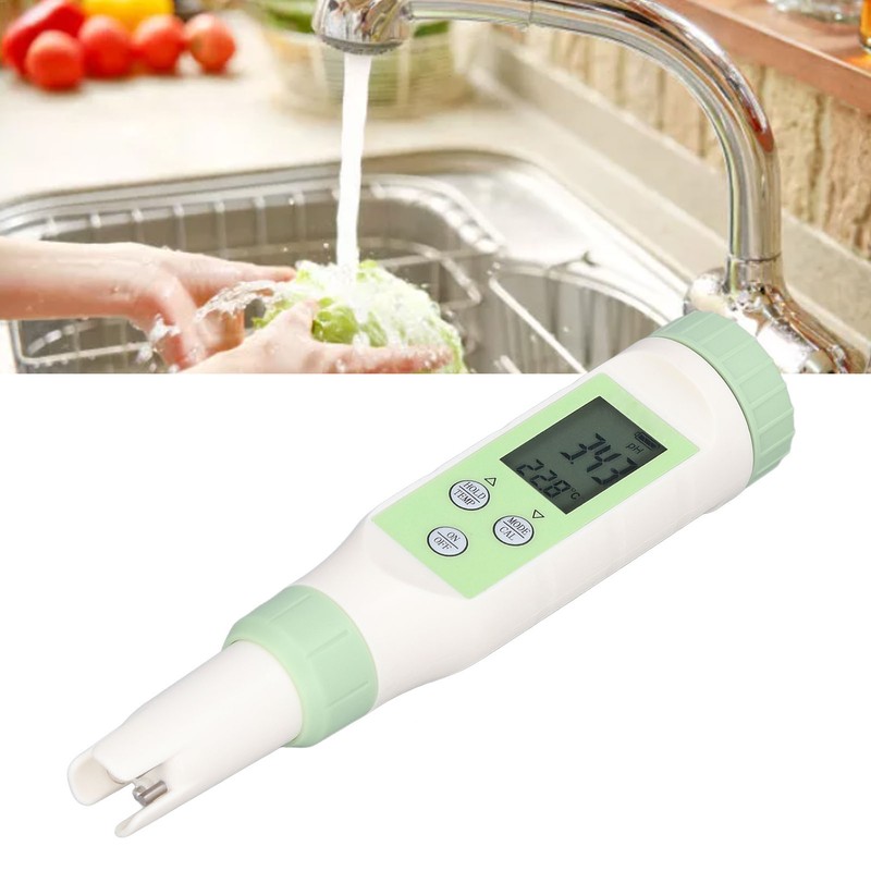 3 in 1 TDS PH Temperature Meter High Accuracy Backlit