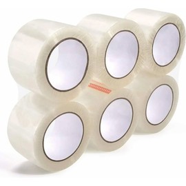 supplyhut 36 Rolls Shipping Packaging Box Packing Sealing Tape 2 mil 2" x 110 Yard 330FT