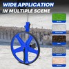 SILVEL 12 Inch Measuring Wheel, MAX9999FT Measuring Wheel in Feet