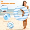 2 Pack Large Inflatable Pool Float for Adults 36 Inch