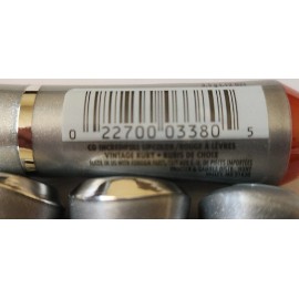 Covergirl Lipstick Incredible Lip Color Vintage Ruby Limited Edition PACK OF 4