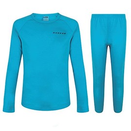 Dare2B Kids Simmer Down Base Layer - Fluro Blue, 32-Inch