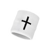 Faith Cross Drip Wristband (Cross White)