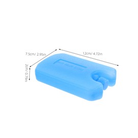 Kisangel 5pcs Cold Storage Ice Packs Reusable Cooling Plates for Air Conditioners Portable Cooler for Camping Picnic and Lunch Boxes Advanced Thermal Insulation for Freshness