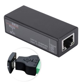 RS232 to Serial Server,Elfin-EW10 to Ethernet RS232 802.11b/g/n Network,Support IP, TCP, UDP, DHCP, DNS, HTTP, Auto IP Network Protocols