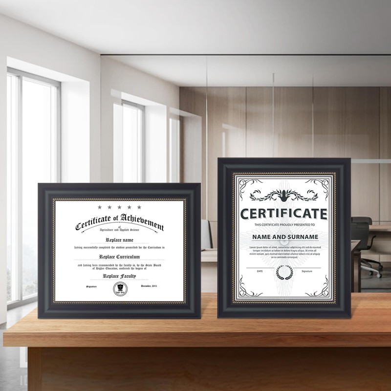 JackMa Diploma Frame | Certificate Frame with HD Tempered Glass,