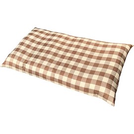 Long Seat Cover 26.8 inches (68 cm) 47.2 inches (120 cm), Thick C Check F, Beige, 26.8 x 47.2 inches (68 x 1