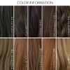Bright Lara cy114-DB Collar Extension, Collarless Wig, Long Straight, One