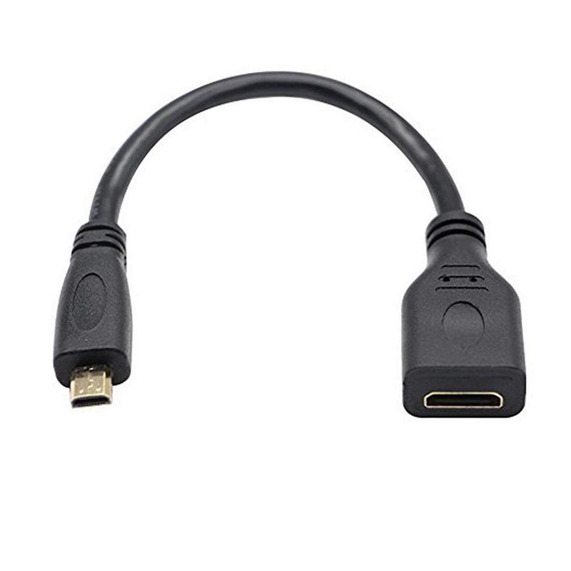 Rosebe Micro HDMI Male to Mini HDMI Female Adapter Cable