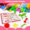 Tiehuoxia 200pcs Pipe Cleaners [Black] Thick Chenille Stems for DIY