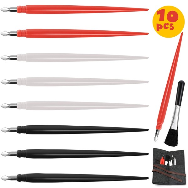 18 Pieces Scratch Arts Tools, Scratch Pen with Clean Brush
