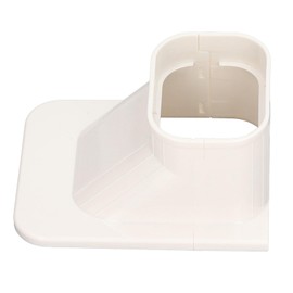 PVC Line Wall Cover 4101 80 Series Tubing Cover Accessories, Line Set Cover Kit for Ductless Mini Split Air Conditioners, Decorative Cover AC Through Wall Protection Cover