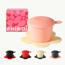 PHINƠI – Vietnamese Coffee Dripper – MIX COLORS – Pour Over Coffee Maker with Flower Design – Reusable Coffee Filter for Sustainable Brewing (Pink + Ivory)
