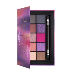Cyzone Studio Palette Studio Look – Paleta de Sombras 10 Tonos – Alta Pigmentación Wet & Dry – Mate, Satinado y Shimmer (VIOLET SUNSET)