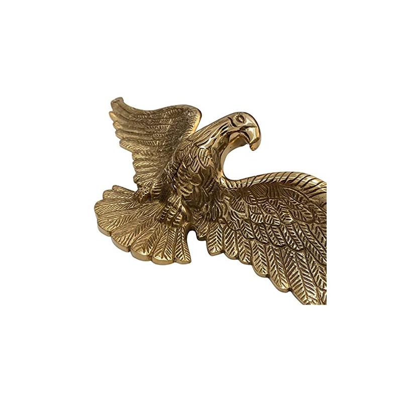 American Eagle Wall Plaque in Solid Cast Brass 20 Inch