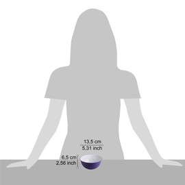 OMADA Linea Sanaliving Design 3 x 0.5 Litre Bowls, Polypropylene Bowls and Integrated Antimicrobial Agents Eliminates Bacteria and Fungi