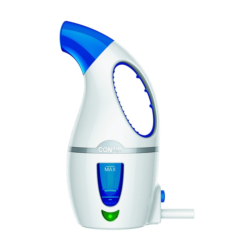 Conair Complete Steam Hand Held Fabric Steamer, 1100W, White/Blue