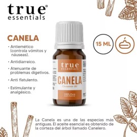 True Essentials Aceite Esencial Canela 100% Puro 15ml True Essentials