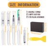 BBTO 26 Pcs Touch Up Paint Pen Refillable Wall Repair