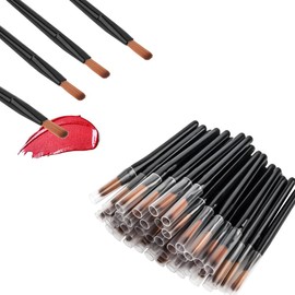 Lip Brush for Lipstick - 50pcs Lip Brushes - Disposable Lip Brush - Multifunction Lip Gloss Makeup Brush,Lipstick Gloss Wands Applicator,Lip Gloss Applicator,Disposable Lip Brushes For Makeup Cosmetic