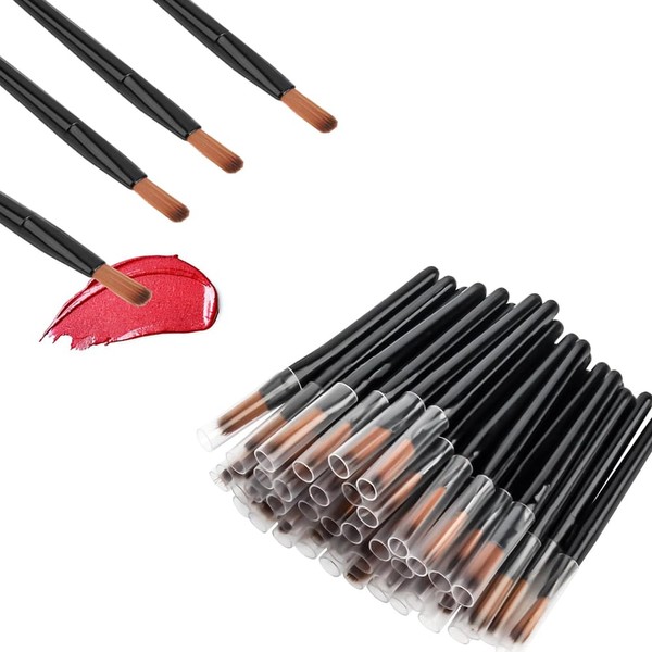Lip Brush for Lipstick - 50pcs Lip Brushes - Disposable