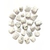 Prajet Crystal Natural Howlite Tumbled Stones 100 Grams White Howlite
