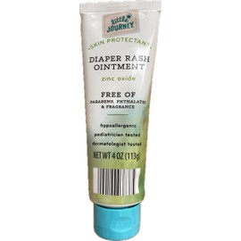 Little Journey Diaper Rash Cream, Pediatrician Tested, Diaper Rash Cream, Skin Protectant. Zinc Oxide -FREE OF - parabens & phthalates & fragances with vitamin E . white