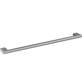 Gedotec Elhan Furniture Handle, Stainless Steel Cupboard Handle, 320 mm, Door Handle, Cabinet Door, Rail Handle, Drawer, Diameter 12 mm, Drawer Handle, Kitchen Cabinet & Furniture Door, 1 Piece, Round Kitchen Handle with Screws