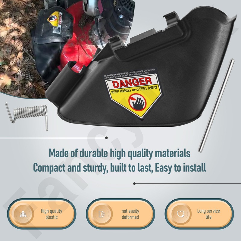 Side Discharge Chute Compatible with S-napper 21" Lawn mower, Fits