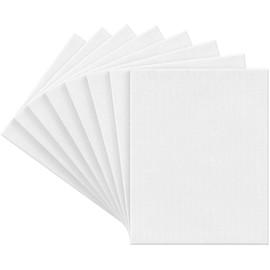 Arteza 11x14 Inch Stretched Canvas, Classic Pack of 8, Primed, 100% Cotton, Art Supplies for Painting, Acrylic Pouring, Oil Paint & Wet Art Media, Canvases for Artist, Hobby Painters & Beginner