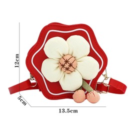 SOTOGO 2 Pieces Little Girls Crossbody Bag Princess Purse Set Toddler Purse Cute Kids Handbag Fashion Sunglass for Girls, D Flower Green, Cute