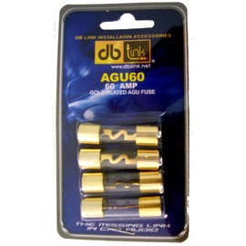 DB Link AGU60 60 Amp Gold AGU Fuses - Pack of 4