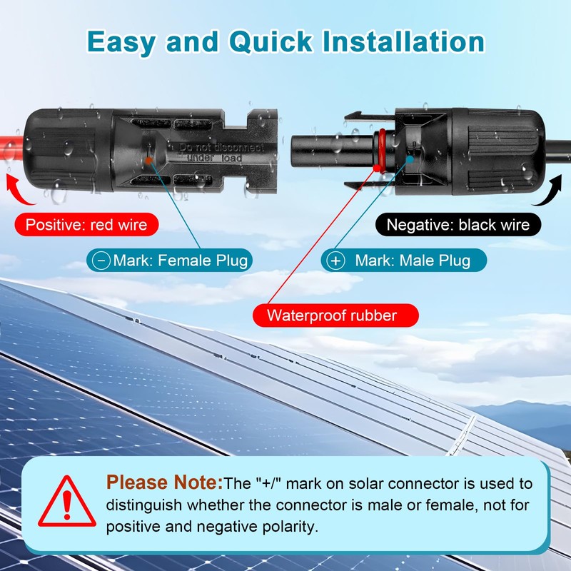 XRDS -RF Solar Panel to DC 8mm Adapter Cable 3FT,