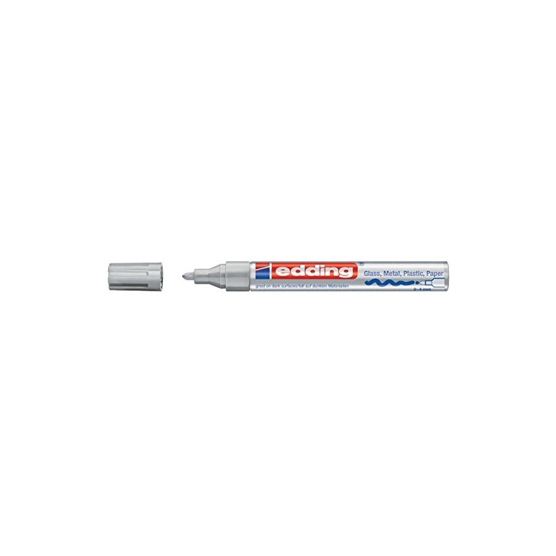 Paint Marker edding 750, 2.0-4.0 mm, Silver