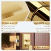 LOQRON Brushed Gold Front Door Handleset Heavy Duty Gold Door