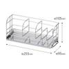 Wahei Freiz COM-9699 Sponge Rack with Water Drainage Tray
