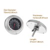 Smoking Thermometer, Temperature Gauge, For Barbecue Cooking Thermometer, Roasting, Outdoor