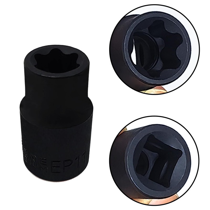 JEUCLEL EP Socket EP11, 3/8” drive Female External E-Torx Plus