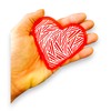Set of 4 Hand Warmers Heating Pad Firebag Hearts, Heart,