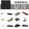 Eco-worthy 10W Solar Battery Charger Waterproof Trickle Charger For Car