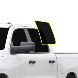 BOGAR TECH DESIGNS - Premium Nano Ceramic Precut Window Tint Film Kit Compatible with Ram 1500 Crew Cab 2019+ Rear, 5%