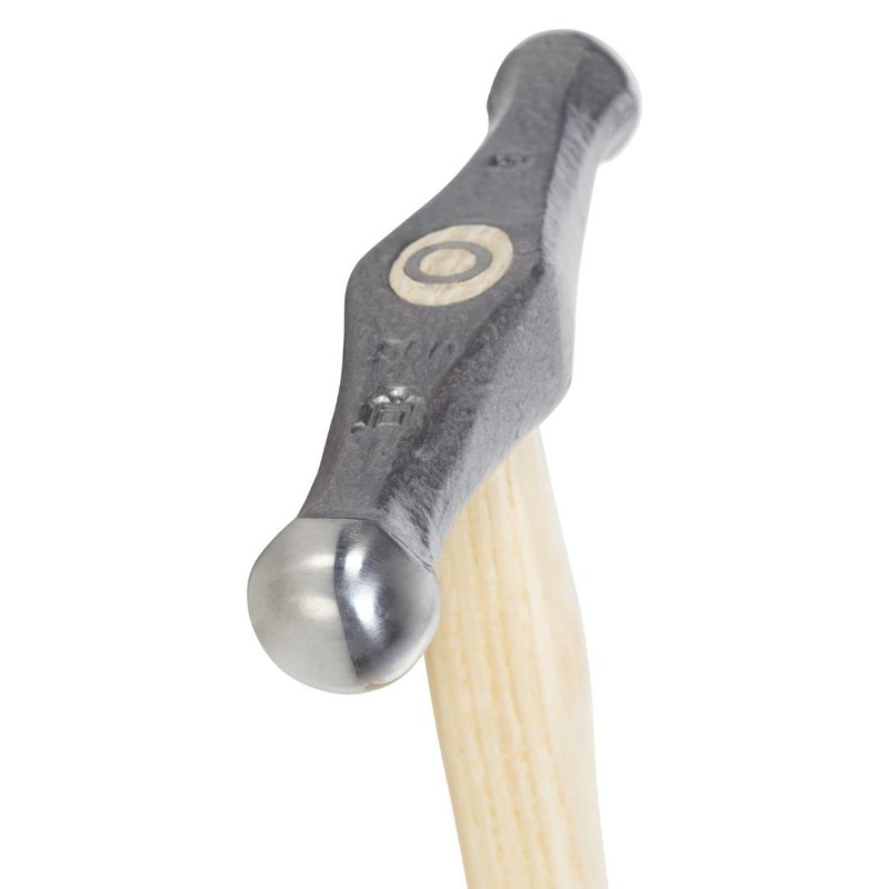 Picard 0017401-0500 Embossing Hammer 500g of ash, Brown/Silver