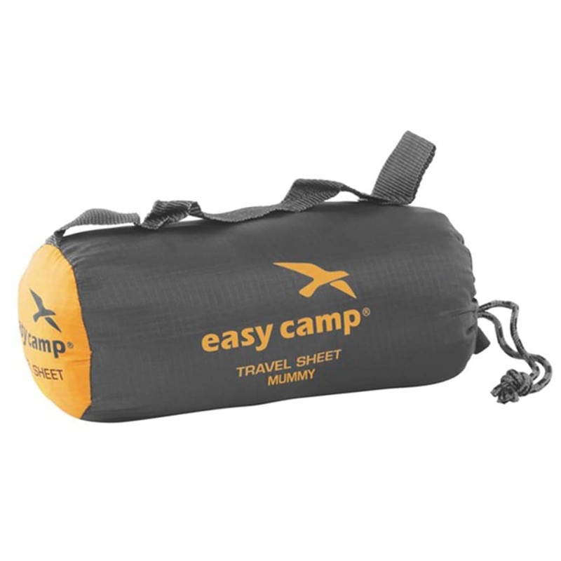 Easy Camp Unisex's Travel Sheet Mummy Liner-Silver, Standard