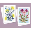 Beautiful Bouquet Cut Flowers Greeting Cards - Set of 10