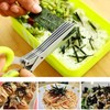 Set of 3 Herb Cutter Scissors 5 Blade Kitchen Scissors