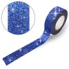GT-005 Glitter Tape, Blue, Glitter, Decorative Seal, Wrapping, Masking Tape,